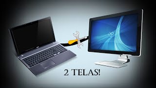 ▓»Tutorial«▓ ►Como Configurar 2 Telas em um NOTEBOOK [upl. by Jelene]