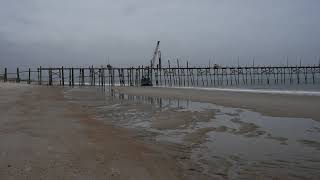 The Rebuilding of Yaupon Beach Fishing Pier  Oak Island NC [upl. by Ja196]