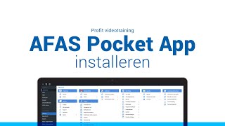 AFAS Pocket App installeren [upl. by Lacym]