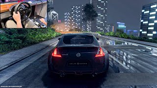 Nissan 370Z  Test Drive Unlimited Solar Crown Steering wheel Gameplay [upl. by Burdelle226]