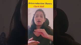 Drive Reduction Theory by Clark Hull [upl. by Retep]