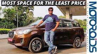 New 2018 Datsun Go Plus Facelift Review  Big Space Small Price  Motoroids [upl. by Yelssew]