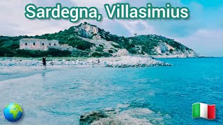 Sardegna Villasimius  Cava Usai  Bellissima spiaggia da visitare assolutamente 4K 60fps UHD [upl. by Ydiarf]