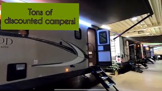 North Carolina RV Dealers Association Show  Tons of deeply discounted campers [upl. by Llyrpa]