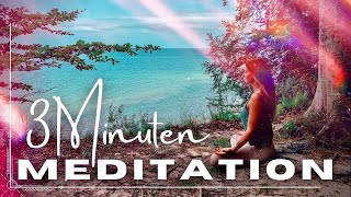 Einatmen Ausatmen Lächeln 🌸 3 Minuten Meditation für Ruhe amp Kraft [upl. by Clemente218]