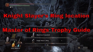 Dark Souls III  Knight Slayer Ring location Master of Rings Trophy [upl. by Barcellona471]