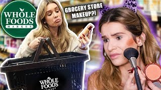 FULL FACE testing WHOLE FOODS MAKEUP is it any good [upl. by Cosetta312]