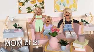 Mom of 2 Day in the Life  Roblox Bloxburg Roleplay [upl. by Amersham421]