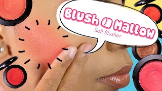 JCat Beauty Blush Mallow Soft Blusher Tutorial [upl. by Yenaffit]