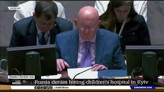 RussiaUkraine War  Russia denies hitting childrens hospital in Kyiv [upl. by Eliam]