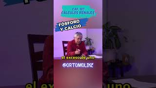 El calcio y fósforo deben ir equilibrados CALCULOS RENALES salud saludable [upl. by Ma]