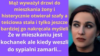 Mąż wyważył drzwi do mieszkania żony i histerycznie otwierał szafy a teściowa stała i tylko jeszcze [upl. by Nnaaihtnyc]