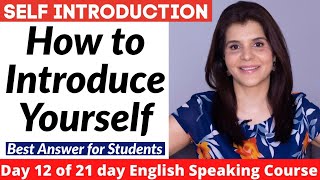 How to Introduce Yourself in English  Self Introduction for SchoolCollege Students  ChetChat [upl. by Reld]