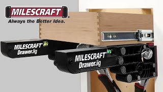 Milescraft 1341 DrawerJig™ Easily Install Drawer Slides for Cabinet Drawer Installation [upl. by Halimeda]