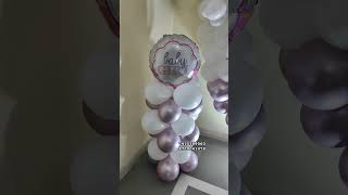 special baby shower ring balloon decoration ideas indore Citybaby shower balloon decoration idea [upl. by Leahcimnaj]