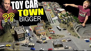 DAD Builds TOY CAR TOWN We made are Real House 164 scale Diorama [upl. by Ennovehs]