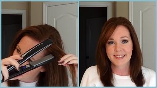 How To Style Hair with a Flat Iron volume amp lift [upl. by Samale]