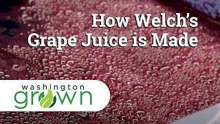 How Welchs Grape Juice Is Made  Washington Grown [upl. by Larianna]