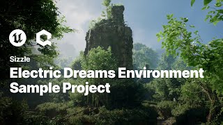 Electric Dreams Environment Sample Project Unreal Engine [upl. by Rehctelf]