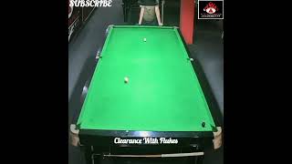 Clearance With Flukes by Haseeb CueTownSnookerClub trending trend viralvideo viralshorts [upl. by Zannini]