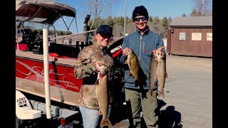 OUTTA TOWN VOL1 Quabbin Opener Lake Trout and Smallmouth [upl. by Nonnek]