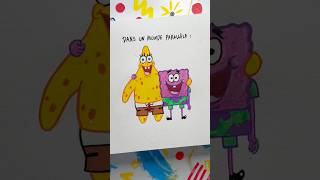 Meilleur duo 👑 dessin shortsart bobleponge spongebob [upl. by Rimaa]