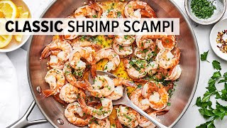 SHRIMP SCAMPI  An Easy 10Minute Dinner Recipe [upl. by Charlean]