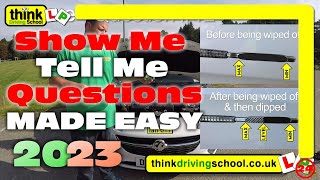 The New ‘Show Me Tell Me ‘Questions for 2023 Test Onwards For The UK Driving Test Inc Under Bonnet [upl. by Laurel]