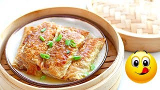 VEGAN DIM SUM  STEAMED TOFU SKIN ROLLS quotFU PEI GUENquot 腐皮卷 GLUTENFREE [upl. by Sidnala]