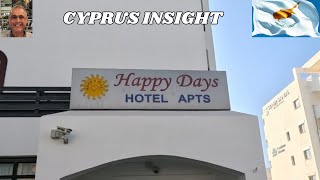 Happy Days Hotel Apartments Protaras Cyprus  A Tour Around [upl. by Ardnasal]