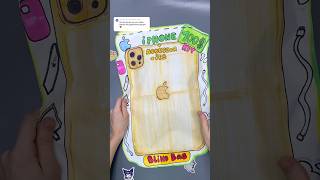 iPhoneaccessories blind bag🍏🍎diy blindbag asmr papercraft draw unboxing shorts [upl. by Amahs564]