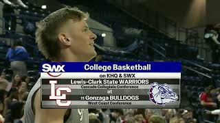 Gonzaga vs LewisClark State 11032023 [upl. by Nonnahs]