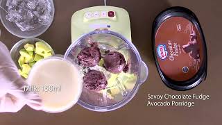 Savoy Chocolate Fudge Avocado Porridge [upl. by Nickie]