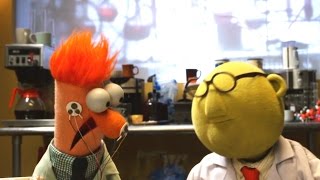 Flowers On The Wall  with Bunsen and Beaker  Muppets Music Video  The Muppets [upl. by Yarised]