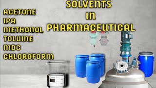 solvents in pharma production company  solvents  telugu pharmaceutical [upl. by Notsnarc]