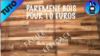 Tuto  Comment réaliser un parement bois facile et pas cher [upl. by Pitt375]