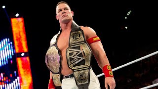 John Cenas 16 World Championship victories WWE Milestones [upl. by Erdreid36]