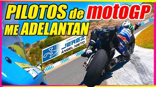 PILOTOS MotoGP ME ADELANTAN EN JEREZ🏁 [upl. by Okiron]