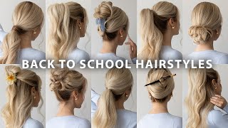 10 CUTE BACK TO SCHOOL HAIRSTYLES 2024 ❤️ [upl. by Ayar]