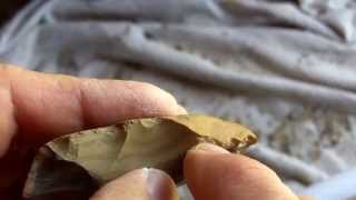 309  Nodena Arrowhead Flintknapping Part 13 Thinning and Shaping Rough Biface [upl. by Butler362]