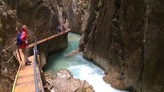 Leutascher Geisterklamm Wasserfallsteig Koboldpfad ActionCam Mittenwald Scharnitz Tirol [upl. by Artenal813]