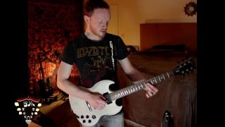 Skwisgaar Guitar Solo Strife Cover [upl. by Mozza996]