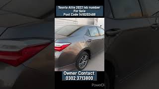 Toyota Altis 2022 Isb number For SalePost Code 1410202408 aprtuned brz sportslandsugo scionxb [upl. by Keviv647]