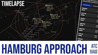 Bremen Radar Timelapse  IVAO  EDDHAPP  Aurora 1225b [upl. by Sarchet495]