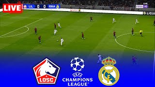 LIVE 🔴 LILLE vs REAL MADRID  UEFA Champions League 20242025 UCL  eFootball Gameplay [upl. by Lobiv]