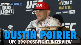 Dustin Poirier Showed Honor to MMA With KO of Benoit Saint Denis Still Wants Belt  UFC 299 [upl. by Pierson]