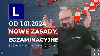 Nowe zasady egzaminy na prawo jazdy od 1 stycznia 2024 Co się zmieni [upl. by Rakia246]