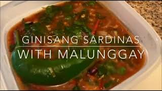 GINISANG SARDINAS WITH MALUNGGAY [upl. by Watt338]