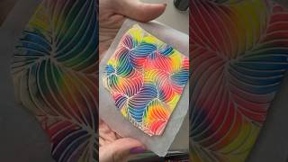 Polymer Clay Slab for Earrings  Alcohol ink  stencil  earring making  polyclay [upl. by Riobard]