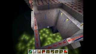 Minecraft Overworld Enderman Trap Test [upl. by Helse]